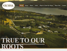 Tablet Screenshot of nicholvineyard.com